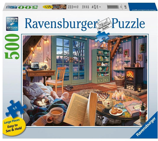 Ravensburger cozy retreat legpuzzel 500 stuk(s) vakantie