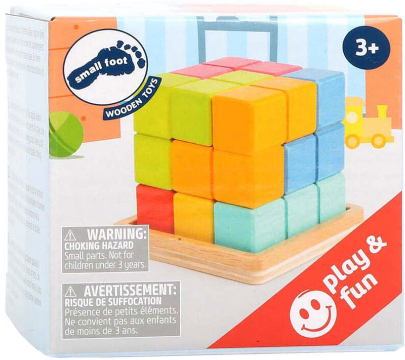 Afbeelding laden in galerijviewer, Small foot houten 3d breinpuzzel
