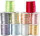 Creativ company satijnkoord 2mm pastel 10 pastelkleuren
