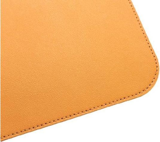 Sigel bureauonderlegger - 80 x 30 cm - geel grijs - dubbelzijdig - si-sa601