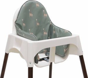 Jollein - stoelverkleiner jungle jambo giraffe - waterafstotend - stoelverkleiner voor ikea kinderstoel, baby