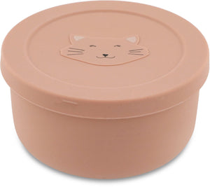 Trixie snackbox kinderen - mrs. cat - snackdoosje van siliconen - fruitboxje school - geschikt voor de vaatwasser