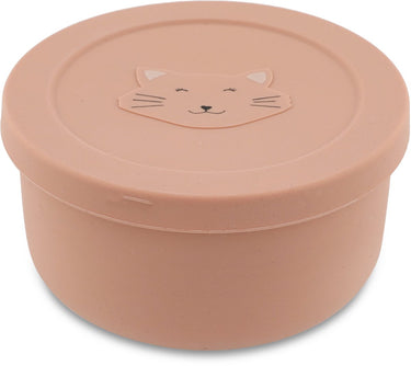 Trixie snackbox kinderen - mrs. cat - snackdoosje van siliconen - fruitboxje school - geschikt voor de vaatwasser