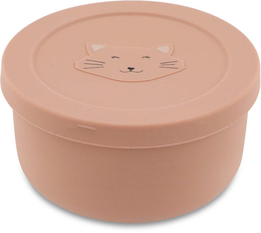 Trixie snackbox kinderen - mrs. cat - snackdoosje van siliconen - fruitboxje school - geschikt voor de vaatwasser