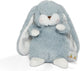Bunnies by the bay nibble konijn - knuffeldier - geborduurde details - 20 cm - stormblauw
