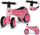 Lionelo sammy loopfiets – 4 wielen – verlichting in handvatten – vanaf 1 jaar – extra comfortabel zadel – antislip handgrepen – ergonomisch ontwerp – kleurrijke diermotieven – jongens meisjes – zonder gereedschap te monteren