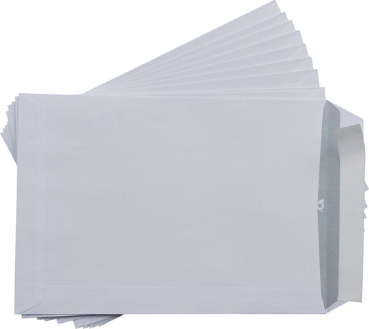 Gallery akte omslagen 162x229 mm - wit - 10 stuks
