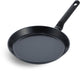 Bk easy induction pannenkoekenpan 28cm - pfas-vrije antikleeflaag - koekenpan inductie - keramische koekenpan - ovenbestendig tot 160°c - koudgrepen - graniet zwart