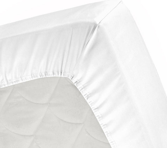 Cinderella - topper hoeslaken - tot 15 cm matrashoogte - 160x200 210 cm - wit