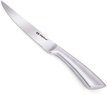 Alpina steakmessen in houten doos - rvs - in bewaardoos - steakmes 22,5 cm - rvs
