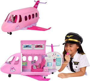 Mattel barbie droomland droomvliegtuig - met werkende microfoonfunctie en geluid