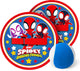 Stamp vangspel met zachte bal spidey