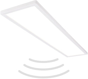 B.k.licht move - led plafondlamp - badkamerverlichting - ip44 - plafonniere met bewegingsmelderg - 98 x 20 x 3 cm - wit