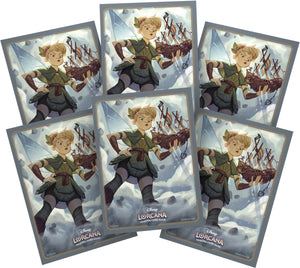 Disney lorcana - reign of jafar - card sleeve - set 8 - tinker bell - en.