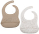 Jollein slabbetjes siliconen - 1 stuk - 31 cm - elephant tales