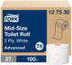 Tork 127530 midi toiletpapier t6 advanced 2-laags wit 27 rollen (127530)