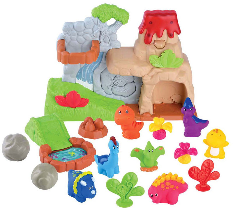 Afbeelding laden in galerijviewer, Playgo dino's met vulkaan speelset - 20dlg.
