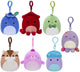 Jazwares squishmallows clip on plush 9 cm assorti.