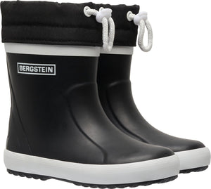 Bergstein classic thermo unisex junior regenlaarzen - black