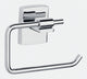 Tesa toiletrolhouder klaam verchroomd badkamer zelfklevend zonder boren – 142x95x47mm