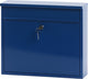 V-part - wandbrievenbus granadan - galvanized steel powder coated - blauw - brievenbus
