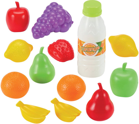 Ecoffier ecoiffier speelgoed fruit en groenten - speelset 15-delig voor kinderen.