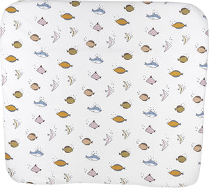 Meyco baby sea aankleedkussenhoes - multicolour - 85x75cm