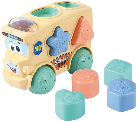 Playgo bus vormenstoof - 5dlg.