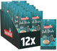 Rosewood deli sticks zalm tonijn - mousse kattensnack - zacht rijk aan vitamines - zonder toegevoegd zout of suiker - 12 zakjes met 5 sticks à 15g