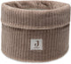 Jollein commode mandje - 14x18cm - cloudy rib - milky coffee