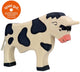 Holztiger boerderij - stier zwart - 19x3x14cm - houten figuur - handgemaakt