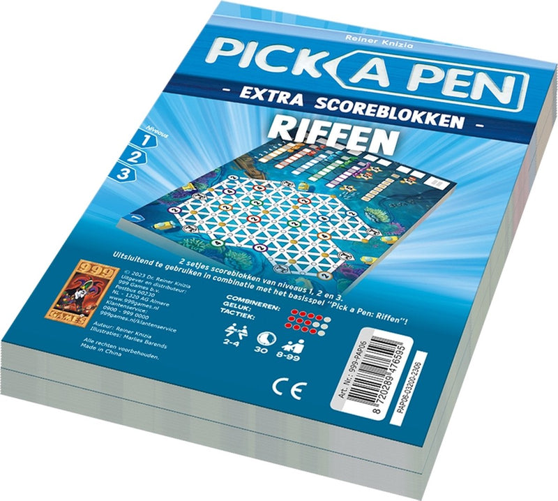 Afbeelding laden in galerijviewer, 999games 999 games pick a pen riffen scoreblokken, 2st.
