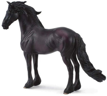 Collecta figurine - friese hengst - (xl) - paarden - handgeschilderd - miniatuur