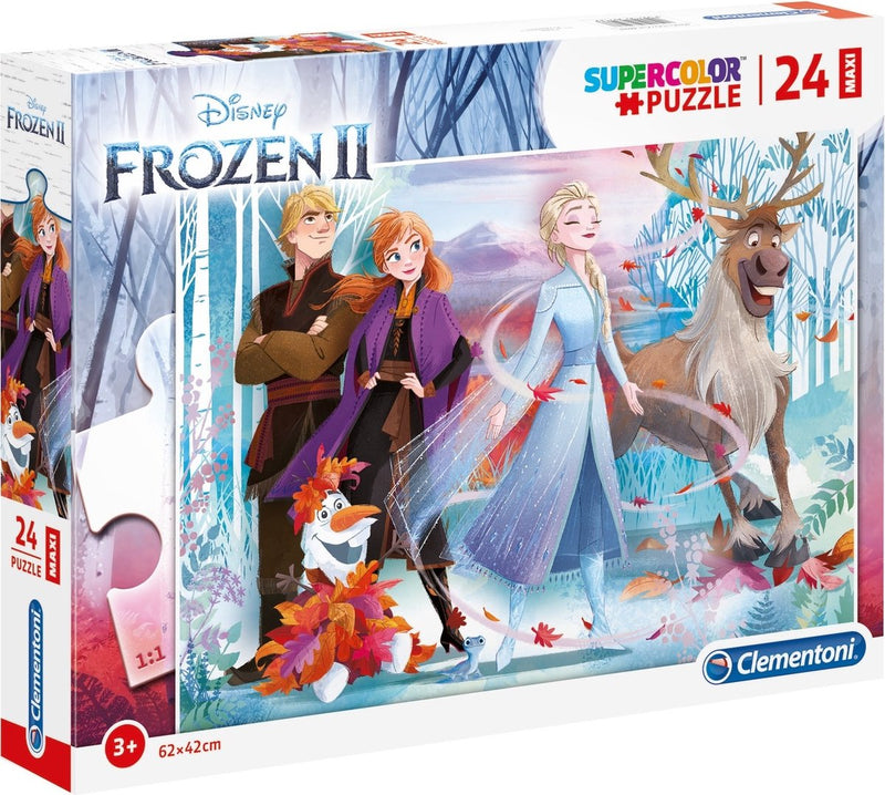 Afbeelding laden in galerijviewer, Clementoni legpuzzel super color maxi frozen ii, 24st.
