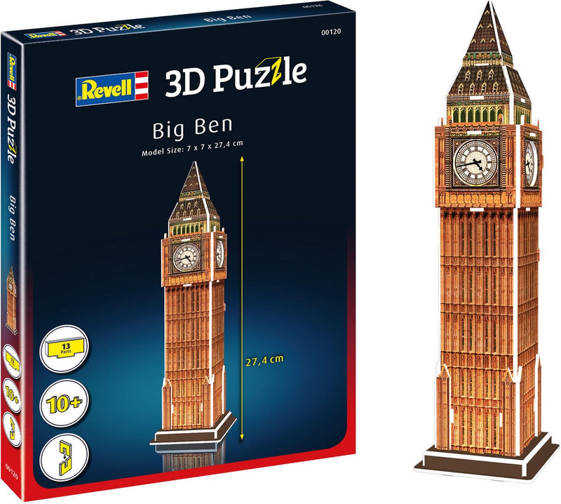ギャラリービューアに画像をロードする, Revell puzzel - 00120 big ben 3d puzzel
