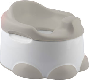 Bumbo step 'n potty taupe - toilet trainer- opstapje -toilet bril zitje - 3 in 1 wc potje - plaspotje - urinepotje - wc zindelijkheids training voor jongens meisjes - urinoirs voor kind peuter van 2 tot 7 jaar - wc verkleiner