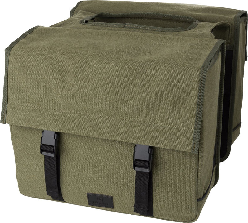 ギャラリービューアに画像をロードする, Fastrider celo dubbele fietstas - waterafstotend - 34 liter - groen
