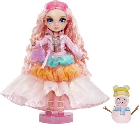 Rainbow high winter wonderland pop - bella (roze)