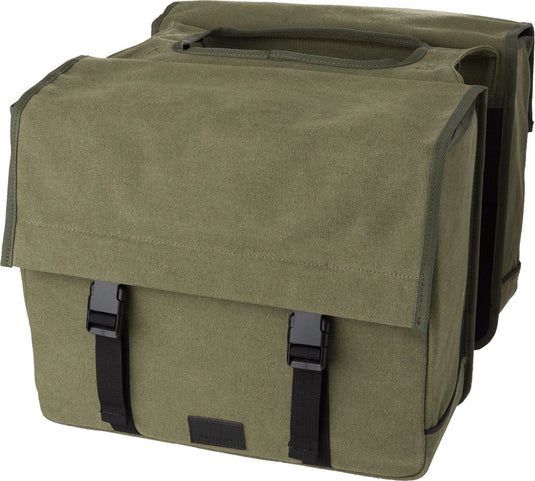 Fastrider celo dubbele fietstas - waterafstotend - 34 liter - groen
