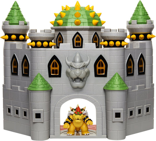 Jakks nintendo super mario deluxe 6 cm bowser castle-speelset