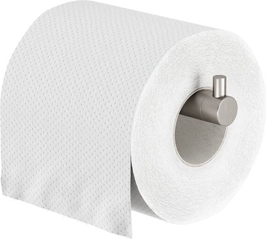 Tiger boston - reserverolhouder - wc rolhouder - toiletrolhouder - zonder boren - wandmontage - boren of lijmen - rvs geborsteld