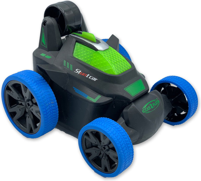 Afbeelding laden in galerijviewer, Gear2play rc stunt roll stuntauto blauw - bestuurbare auto
