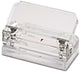 Maul perforator variabel acryl 10.7 x 6.3 x 6.9 cm transparant