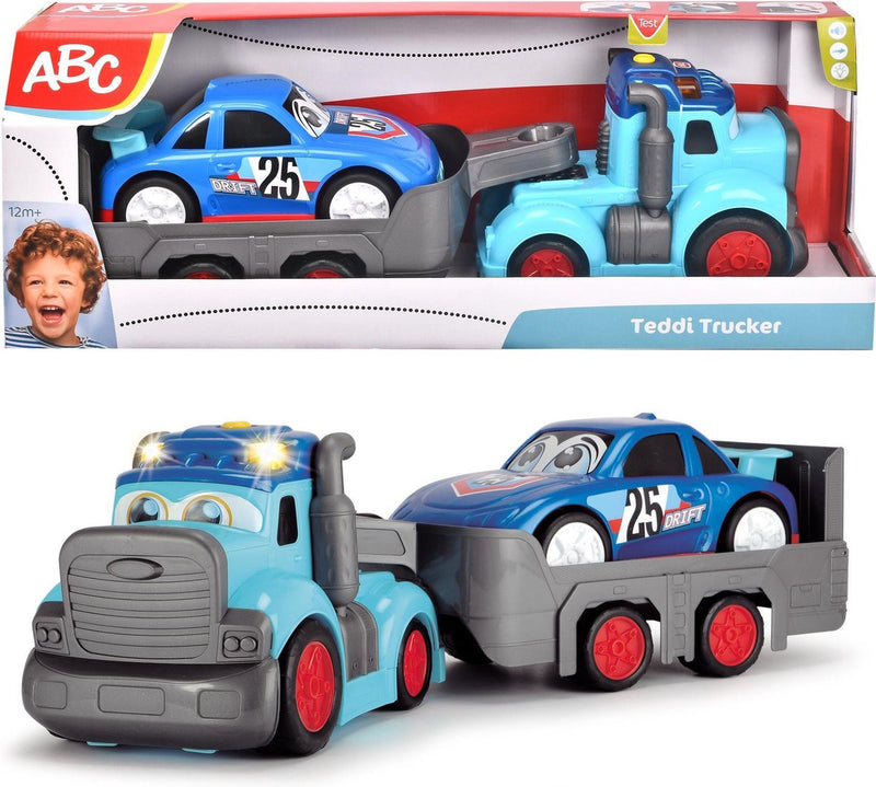 Afbeelding laden in galerijviewer, Dickie toys abc teddi trucker 60 cm - licht geluid - speelgoedvoertuig
