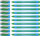 Schneider schrijfwaren schneider balpen - slider memo - xb - 1,4mm - groen - 10 stuks - s-150204-10