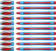 Schneider schrijfwaren schneider balpen - slider memo - penpunt xb - schrijfbreedte 1,4mm - rood - 10 stuks - s-150202-10