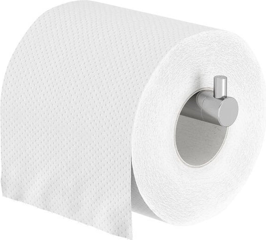 Tiger boston - reserverolhouder - wc rolhouder - toiletrolhouder - zonder boren - wandmontage - boren of lijmen - rvs gepolijst