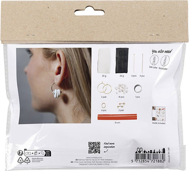 Creativ company https: www.cchobby.nl mini-hobbyset-sieraden-oorbellen-zwart-wit-1-doos