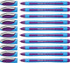 Schneider schrijfwaren schneider balpen - slider memo - xb - 1,4mm - violet - 10 stuks - s-150208-10