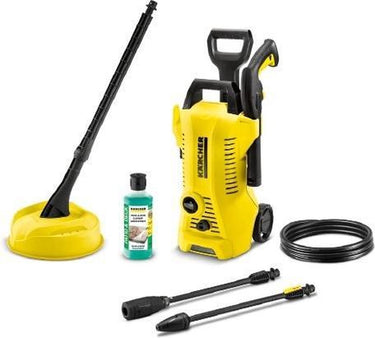 Kärcher k 2 premium power control home hogedrukreiniger electrisch 360 l u 1400 w zwart, geel